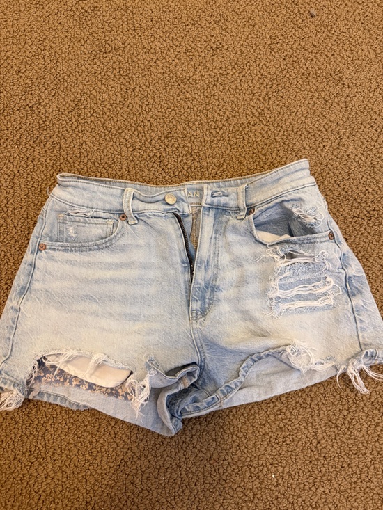 American Eagle Outfitters Pants - American Eagle Outfitters Light Wash Distressed Denim Shorts